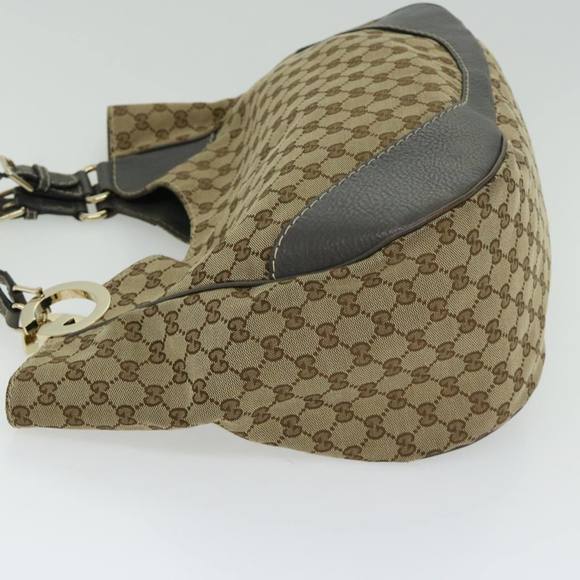 GUCCI GG Canvas Hand Bag Beige 203504 Auth bs12377 - Picture 5 of 16